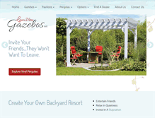 Tablet Screenshot of lvgazebos.com